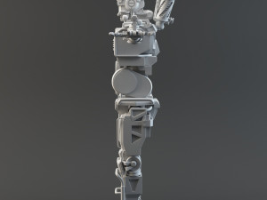 chappie v2 highpoly 3D 모델