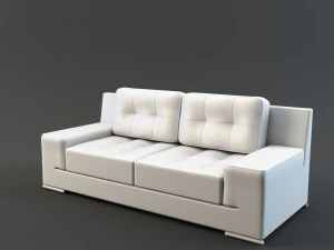 divano letto monolocale Modello 3D