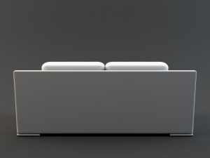 sofa studio couch 3D Model