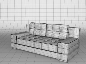 sofa studio couch 3D Model