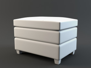 gleasonchairottoman Modello 3D