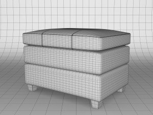 gleasonchairottoman Modèle 3D