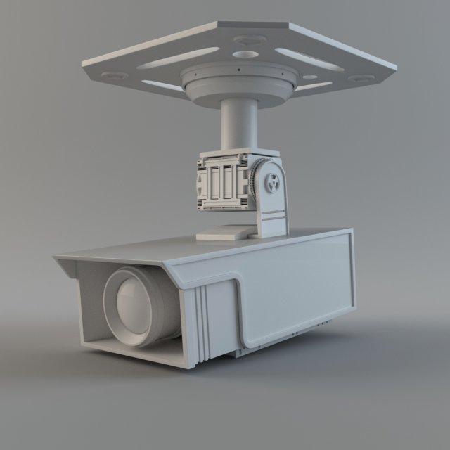 cctv camera 3D Model .c4d .max .obj .3ds .fbx .stl .blend