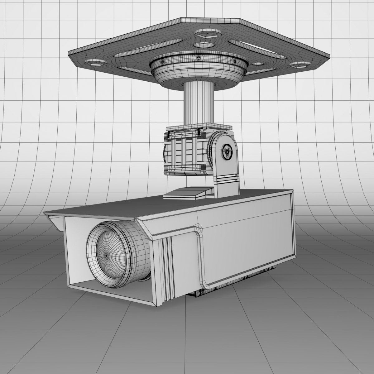 Cctv Camera 3d Model In Video 3dexport
