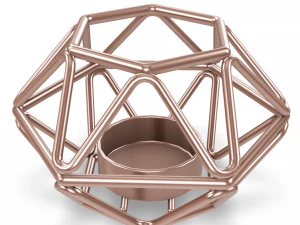 Geometric Candle Holder 1 3D Model