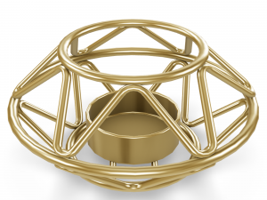 Geometric Candle Holder 2 3D Modell
