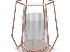 Geometric Candle Holder 5 3D Model