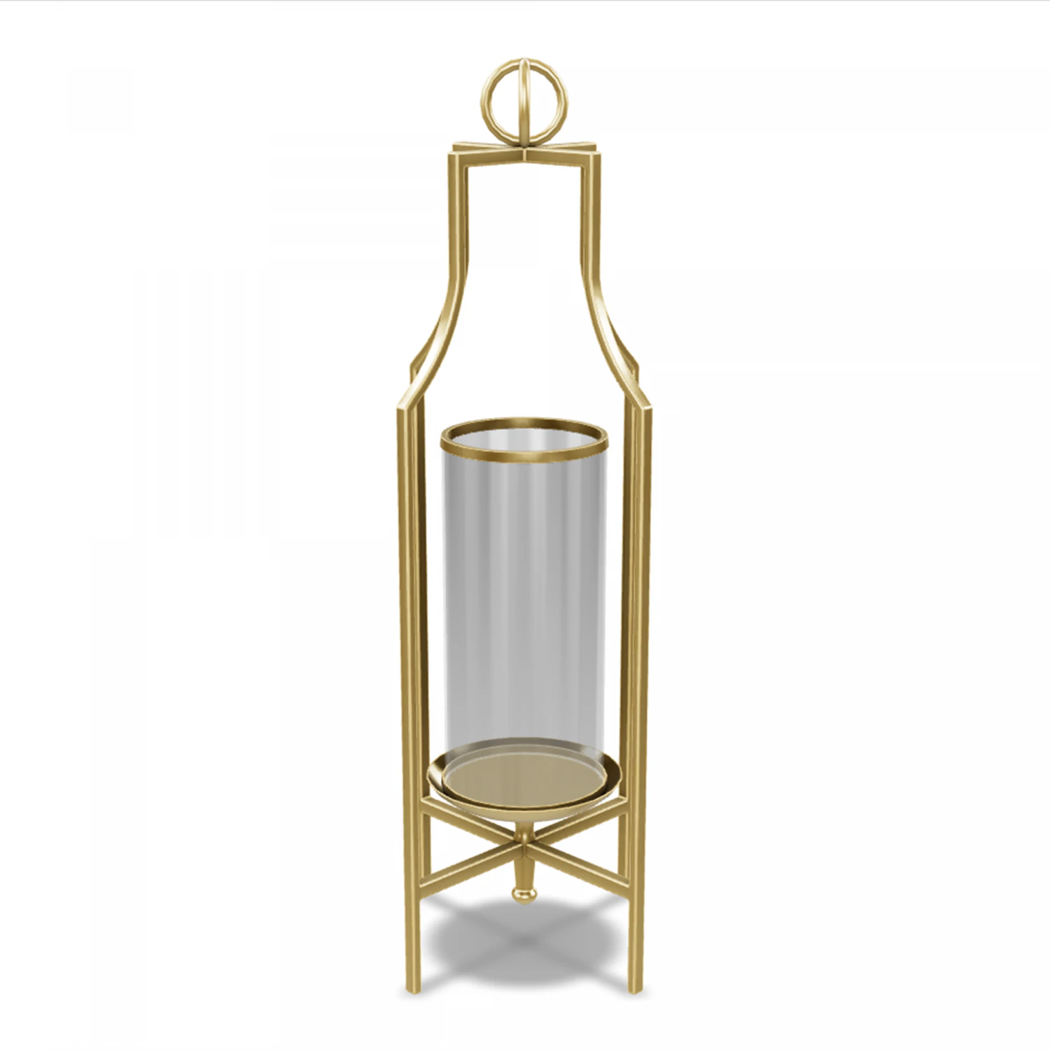 Geometric Candle Holder 8 3D Model .c4d .max .obj .3ds .fbx .stl .blend 