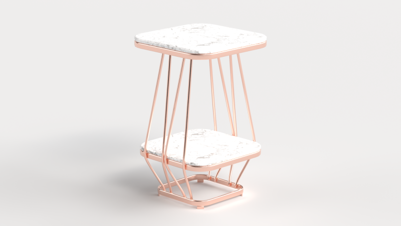 Table 1 Modern Square Coffee Table for Living Room Modelo 3D .c4d .max .obj .3ds .fbx .stl .blend 