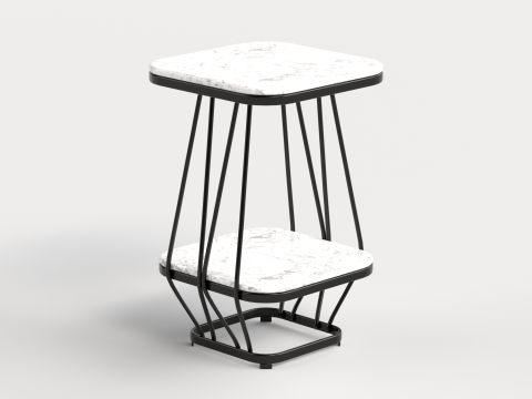 Table 1 Modern Square Coffee Table for Living Room Modelo 3D