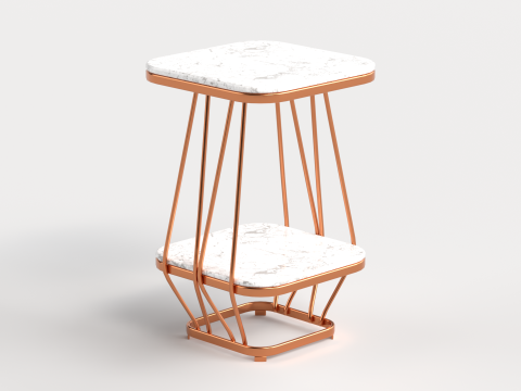 Table 1 Modern Square Coffee Table for Living Room Modelo 3D