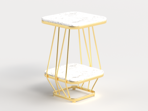 Table 1 Modern Square Coffee Table for Living Room Modelo 3D