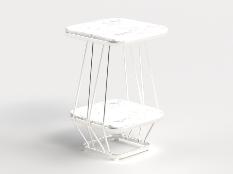 Table 1 Modern Square Coffee Table for Living Room Modelo 3D