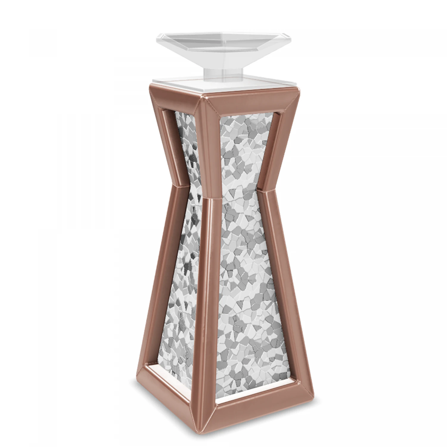 Geometric Candle Holder 9 3D Model .c4d .max .obj .3ds .fbx .stl .blend 