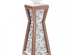 Geometryczny świecznik 9 Model 3D