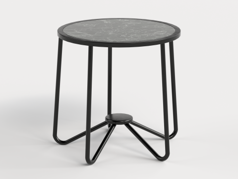 Table 2 Modern and Round Table for Homes 3Dモデル