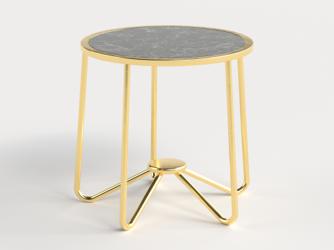 Table 2 Modern and Round Table for Homes 3D 模型