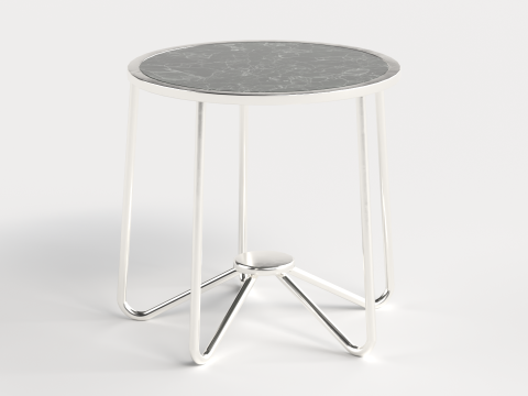 Table 2 Modern and Round Table for Homes 3D 模型