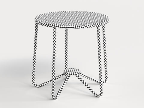 Table 2 Modern and Round Table for Homes 3D 模型