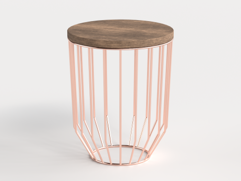 Table 3 Modern and Round Coffee Table 3D Model