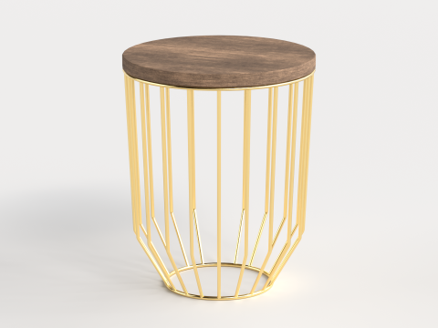 Table 3 Modern and Round Coffee Table 3D 模型