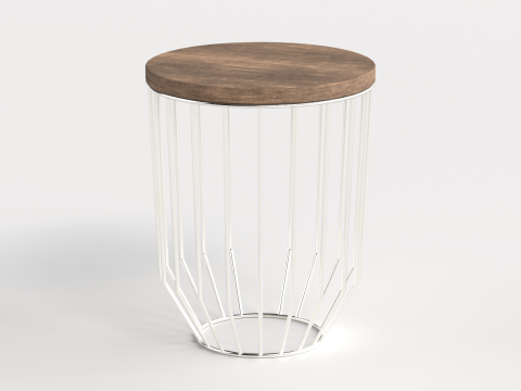 Table 3 Modern and Round Coffee Table 3D 模型