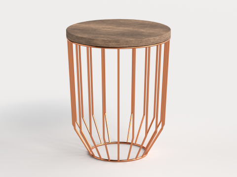 Table 3 Modern and Round Coffee Table 3D 模型