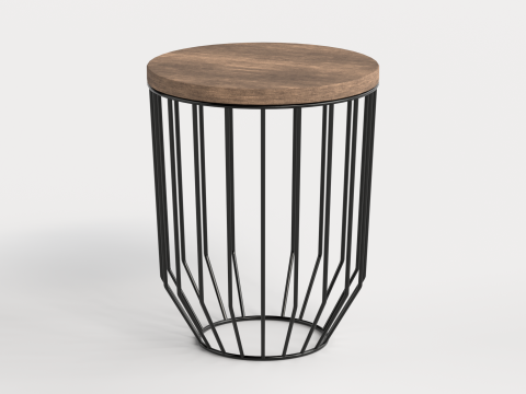 Table 3 Modern and Round Coffee Table 3D 模型