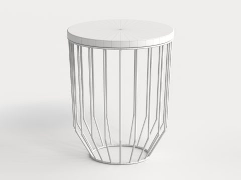 Table 3 Modern and Round Coffee Table 3D 模型