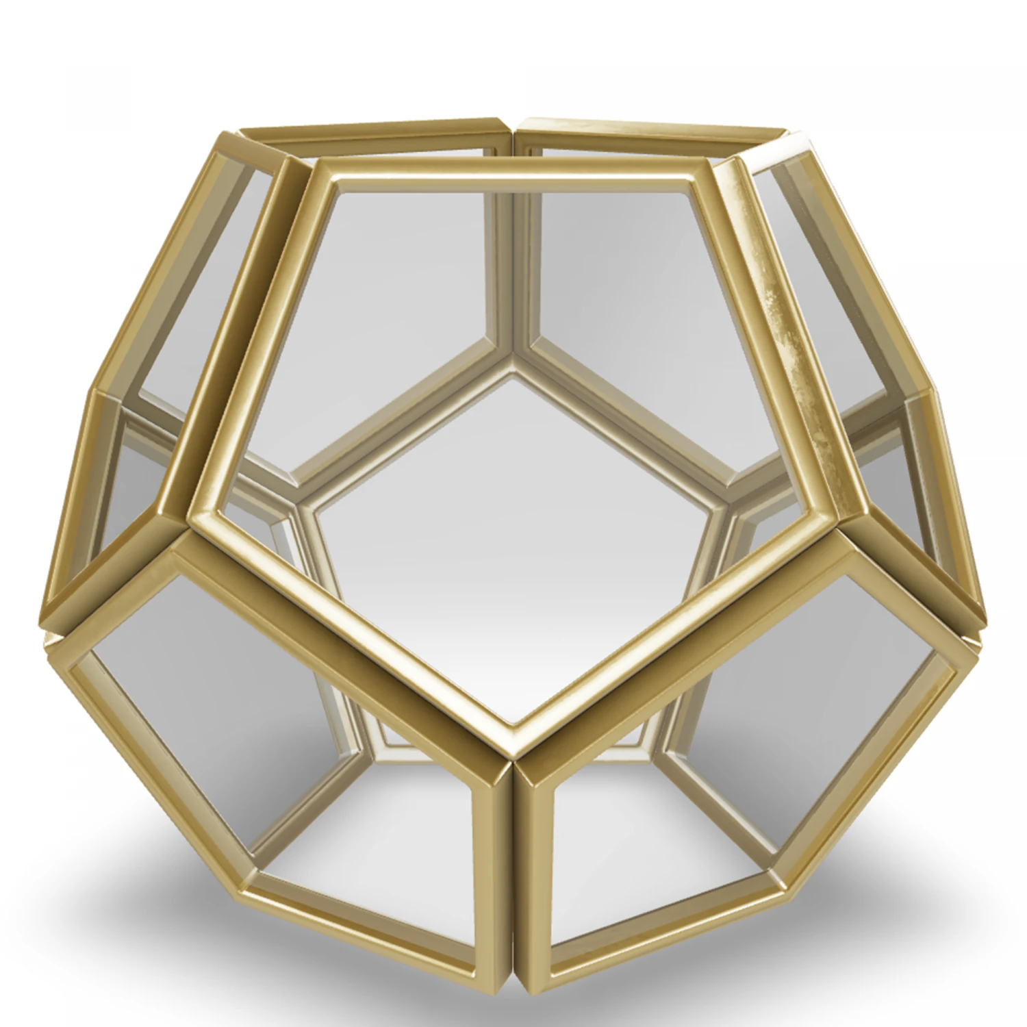 Geometric Candle Holder 10 3D Model .c4d .max .obj .3ds .fbx .stl .blend 