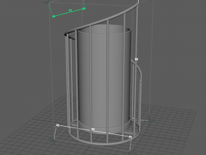 Geometric Candle Holder 11 3D Model