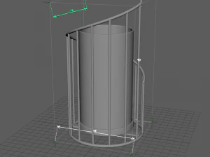 Geometric Candle Holder 11 3D Model