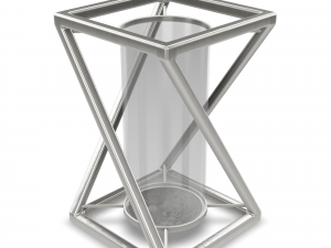 Geometric Candle Holder 12 3D Model