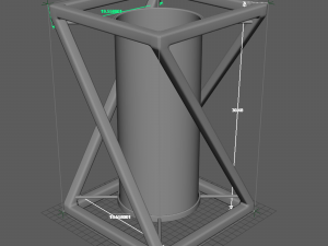Geometric Candle Holder 12 3D Model