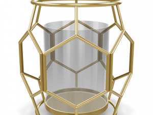 Geometric Candle Holder 13 3Dモデル