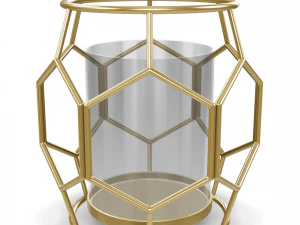 Geometric Candle Holder 13 3D Model