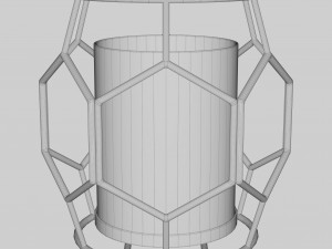Geometric Candle Holder 13 3D Model