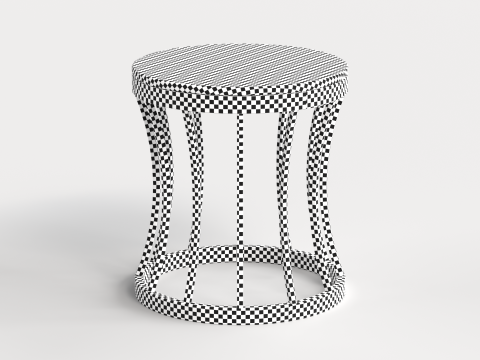 Table 7 Steel Marble Top Coffee Table Modelo 3D