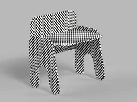 Table 10 Rockstar Kids Study Table 3D 모델