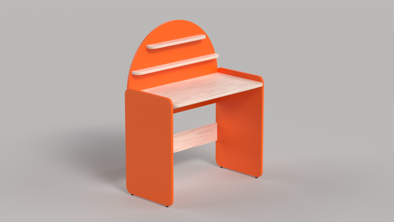 Table 11 Sunshine Study Desk 3Dモデル .c4d .max .obj .3ds .fbx .stl .blend 