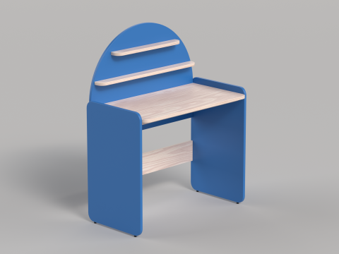 Table 11 Sunshine Study Desk 3Dモデル