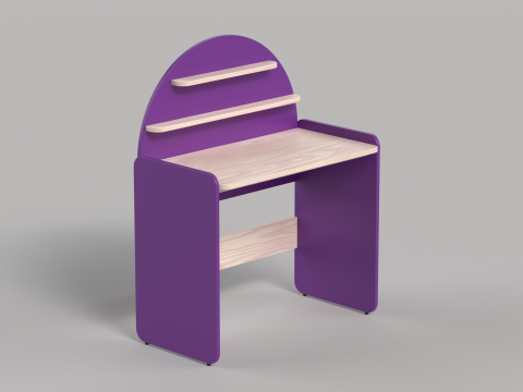 Table 11 Sunshine Study Desk 3Dモデル