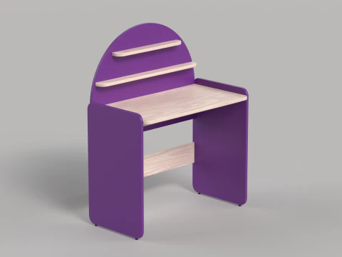 Table 11 Sunshine Study Desk 3D Model