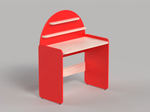 Table 11 Sunshine Study Desk 3D Model