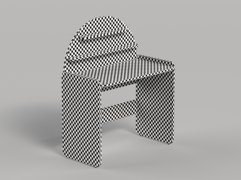 Table 11 Sunshine Study Desk 3Dモデル