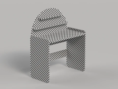 Table 11 Sunshine Study Desk 3D Model