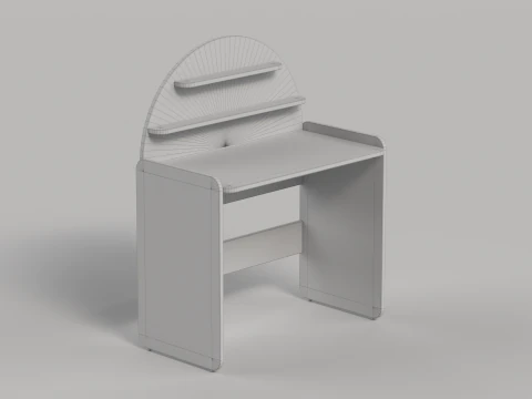 Table 11 Sunshine Study Desk 3D Model