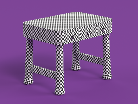Table 15 Study Table for Kids with Storage 3D Модель