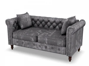 L-Shaped Convertible Couch Modern sofa 1 3D Model