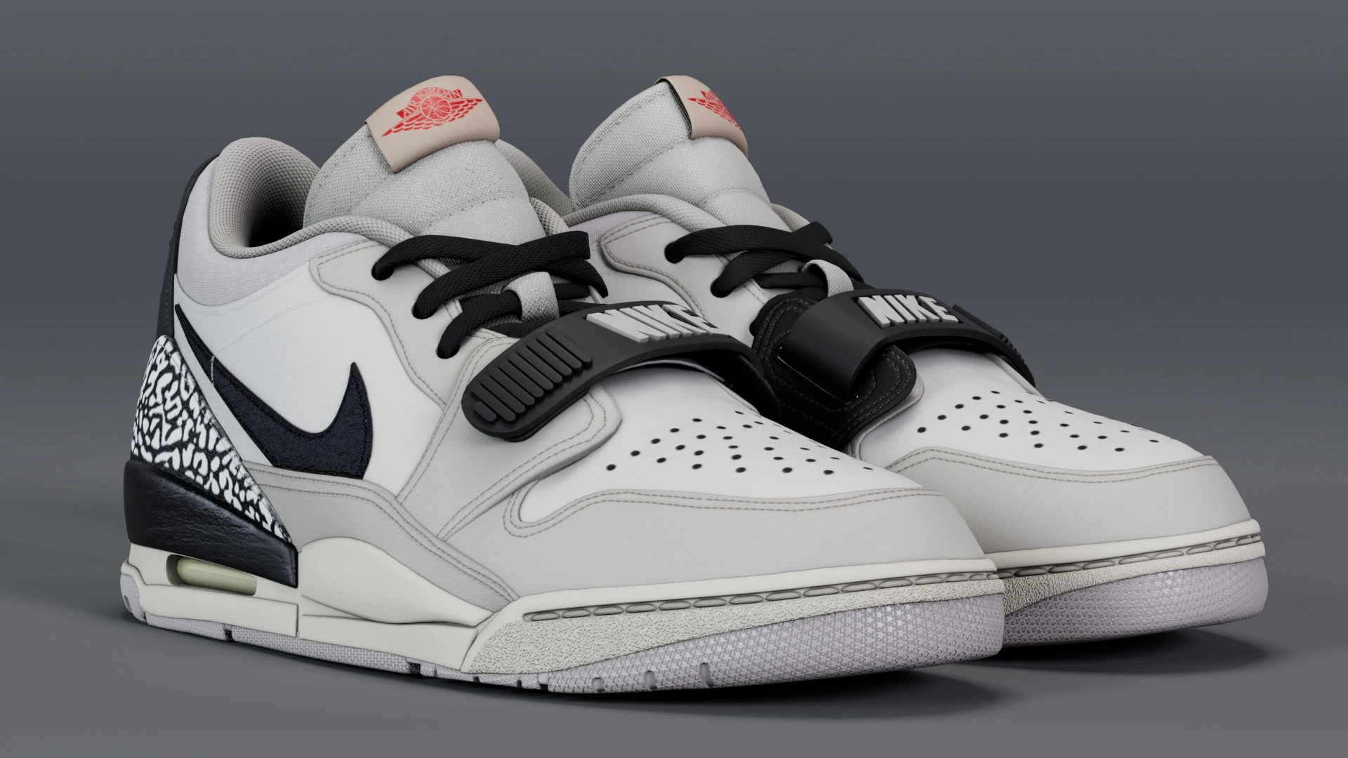 Air Legacy 312 pousa em cinza tecnol&oacute;gico Modelo 3D .c4d .max .obj .3ds .fbx .stl .blend 